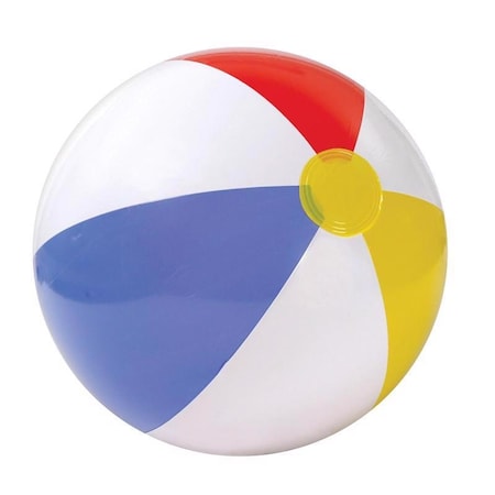 Intex Intex Multicolored Vinyl Inflatable Glossy Panel Beach Ball 59020EP